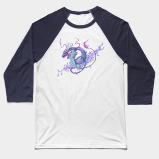 Dragon Tattoo, Pastel AF Baseball T-Shirt